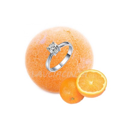 Chamomile/Rose/Mint/Orange Scent Bath Bomb With Ring Inside In Stock Immediate Delivery Each 90pcs